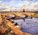 Винсент Виллем Ван Гог Арль картины, Глейцкий мост над Каналом Вигура ван-гог.рф